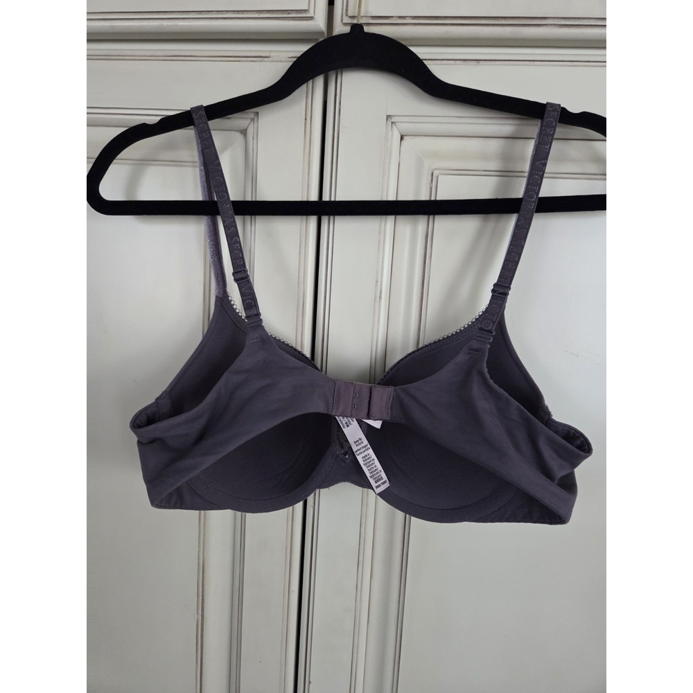 Victorias Secret Body By Victoria Perfect Shape Bra 36b Sparkle Glitter Straps - Picture 5 of 9
